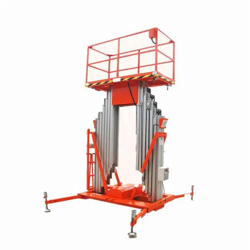 Double Ladder Sleeve Cylinder Type Aerial Work Platform