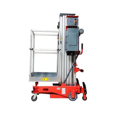 Single Mast Aluminum Alloy Lifting Platform