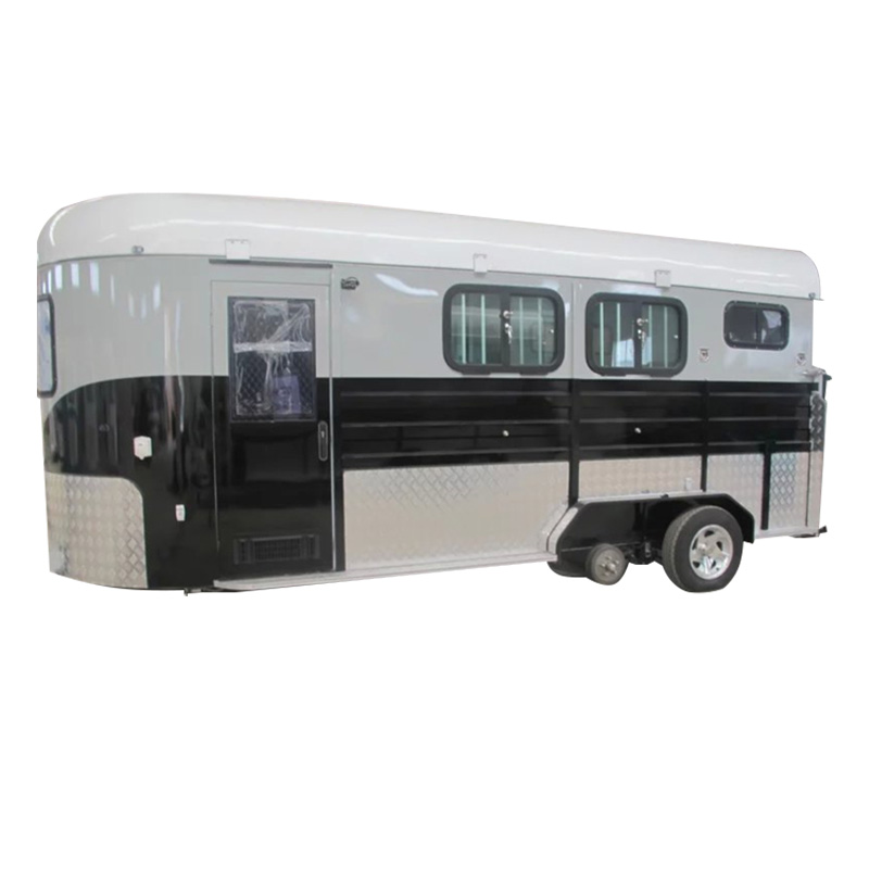 Two-horse Tilt Load Horse Trailer