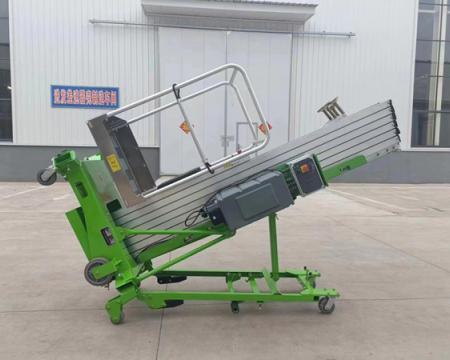 Single mast aluminum alloy lifting platform 